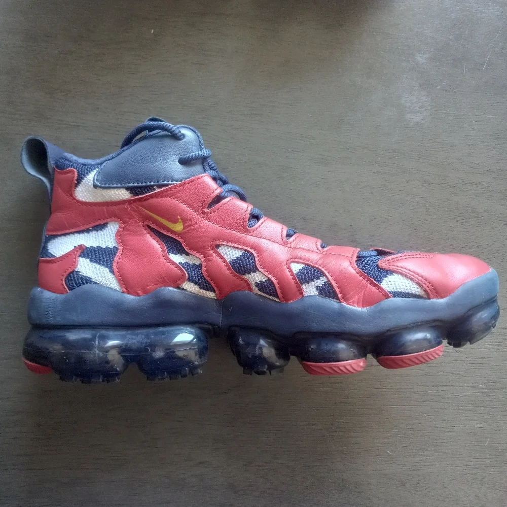 Mens Nike Vapormax Gliese Midnight Navy/Metallic Gold Size 9 - Picture 6 of 12